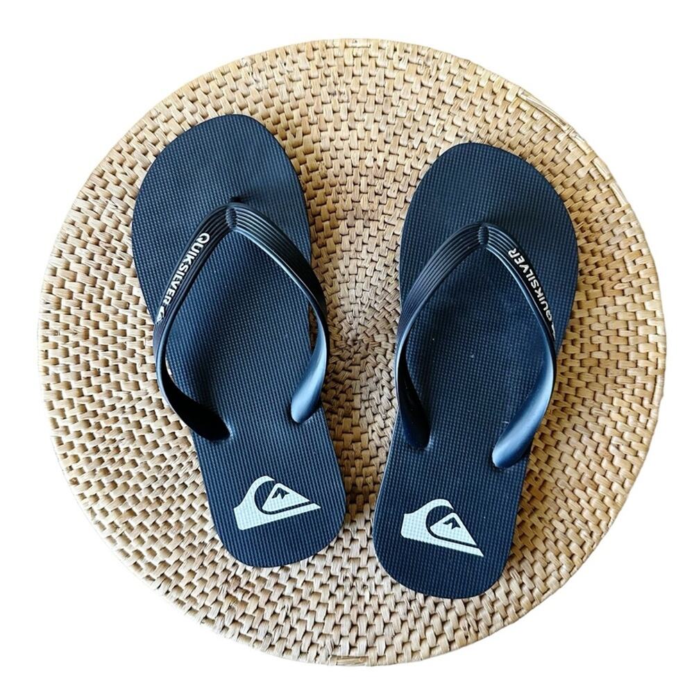 Quicksilver Kids Flip Flops Sandals Kids Size 4/5